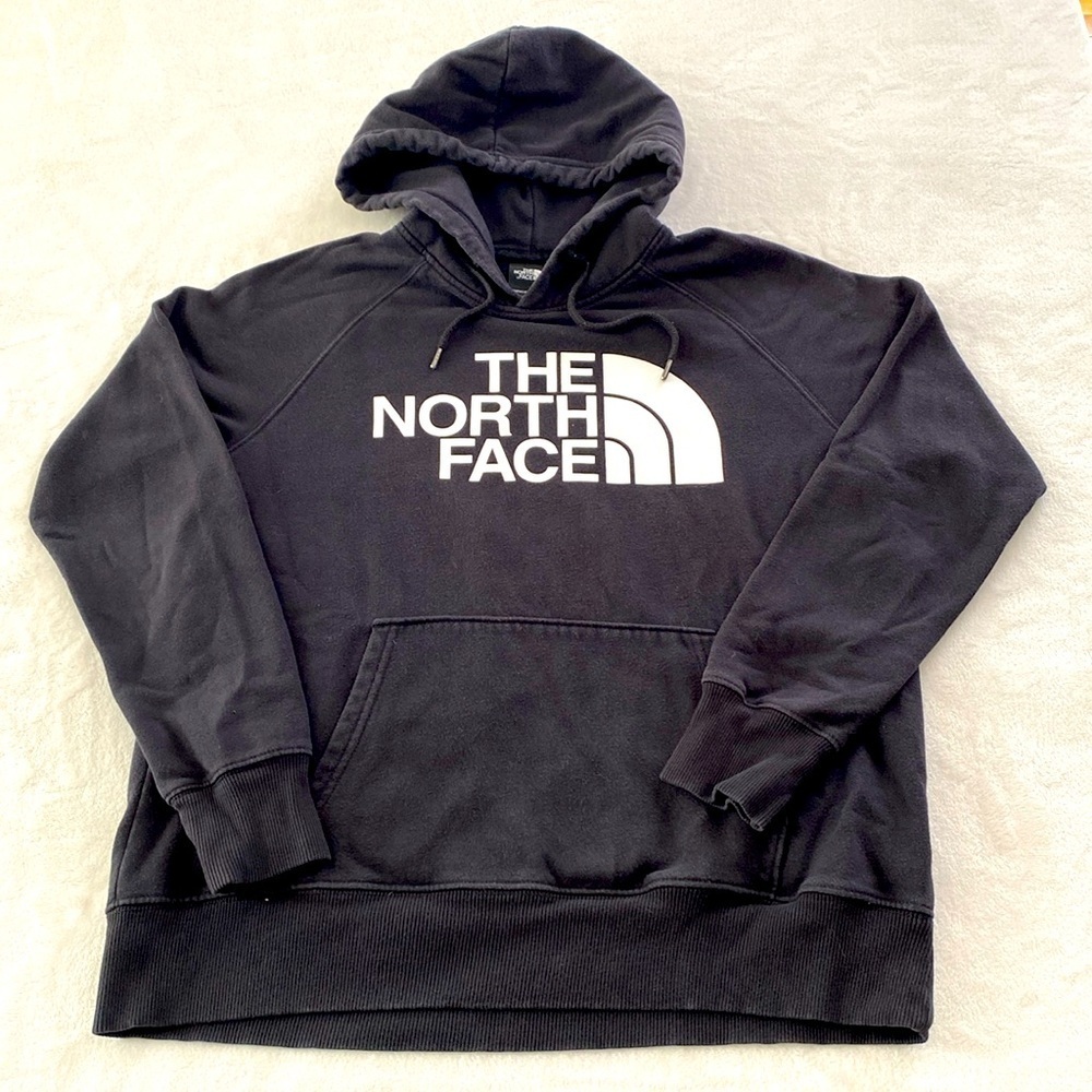The North Face Women's Black Hoodie. Stay Cozy and Stylish. Size Medium.